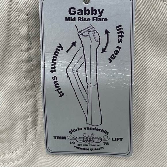 Gloria Vanderbilt NWT 16 Gabby Mid Rise Flare - Picture 11 of 13